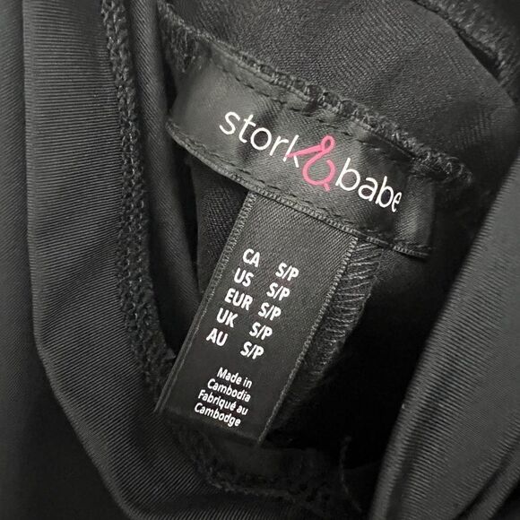 Stork & Babe Maternity Pants Black - Picture 5 of 8